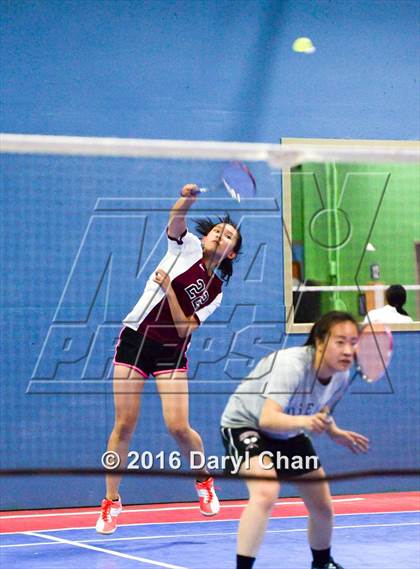 Thumbnail 3 in Almont League Badminton Finals photogallery.