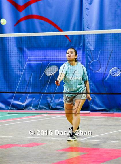 Thumbnail 2 in Almont League Badminton Finals photogallery.