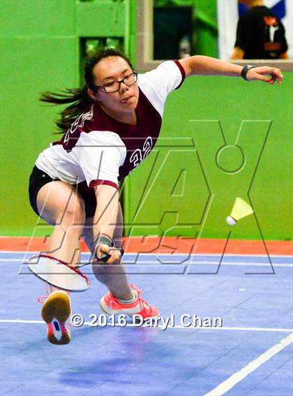 Thumbnail 1 in Almont League Badminton Finals photogallery.