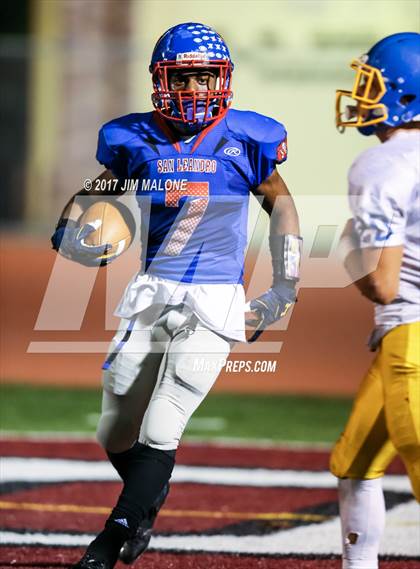 Thumbnail 2 in San Leandro vs. Foothill (CIF-NCS D1-Quarterfinals) photogallery.