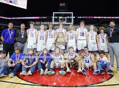 Thumbnail 2 in Lipan vs. LaPoynor (UIL 2A Basketball State Final Medal Ceremony) photogallery.