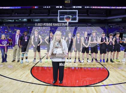 Thumbnail 3 in Lipan vs. LaPoynor (UIL 2A Basketball State Final Medal Ceremony) photogallery.