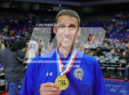 Thumbnail 3 in Lipan vs. LaPoynor (UIL 2A Basketball State Final Medal Ceremony) photogallery.
