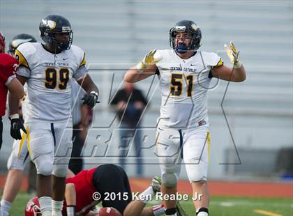 Thumbnail 2 in Central Catholic vs. Cumberland Valley (PIAA Class AAAA Semifinal) photogallery.