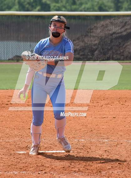 Thumbnail 2 in Katy vs Brazoswood (UIL 6A Softball Region 3 Semifinal) photogallery.