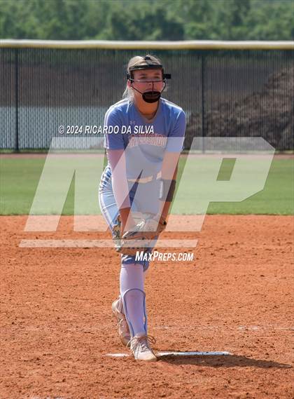 Thumbnail 2 in Katy vs Brazoswood (UIL 6A Softball Region 3 Semifinal) photogallery.