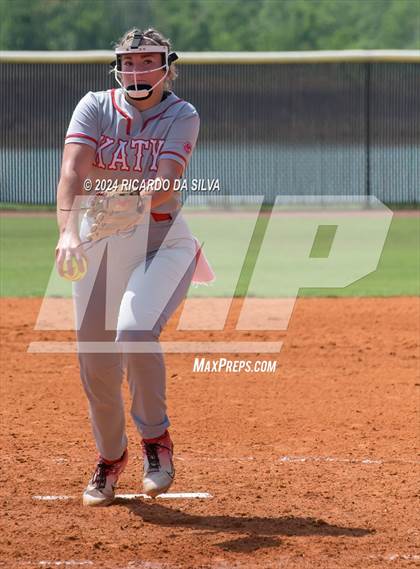 Thumbnail 1 in Katy vs Brazoswood (UIL 6A Softball Region 3 Semifinal) photogallery.