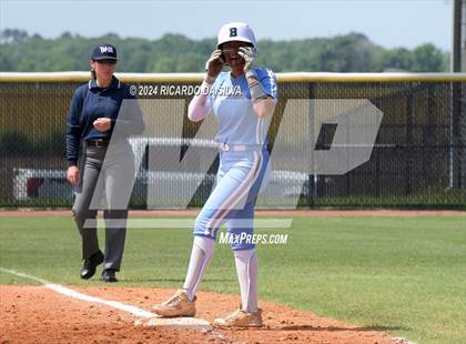 Thumbnail 2 in Katy vs Brazoswood (UIL 6A Softball Region 3 Semifinal) photogallery.