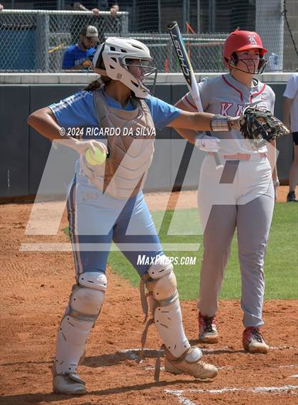 Thumbnail 2 in Katy vs Brazoswood (UIL 6A Softball Region 3 Semifinal) photogallery.