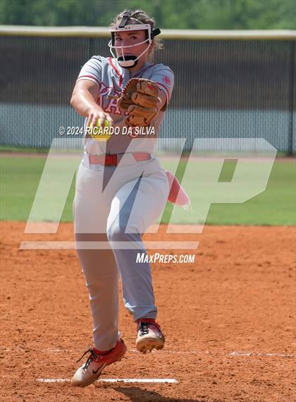 Thumbnail 2 in Katy vs Brazoswood (UIL 6A Softball Region 3 Semifinal) photogallery.