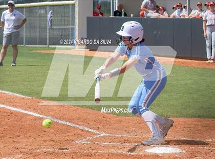 Thumbnail 3 in Katy vs Brazoswood (UIL 6A Softball Region 3 Semifinal) photogallery.