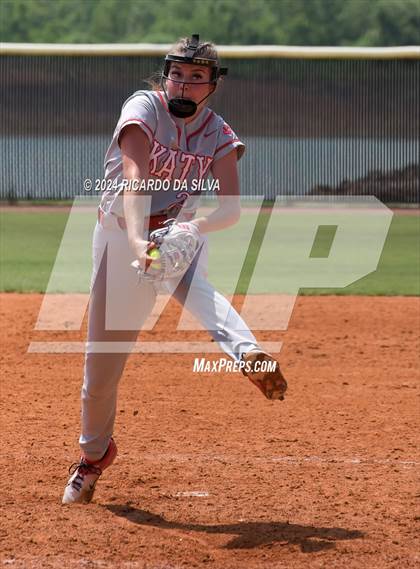 Thumbnail 2 in Katy vs Brazoswood (UIL 6A Softball Region 3 Semifinal) photogallery.