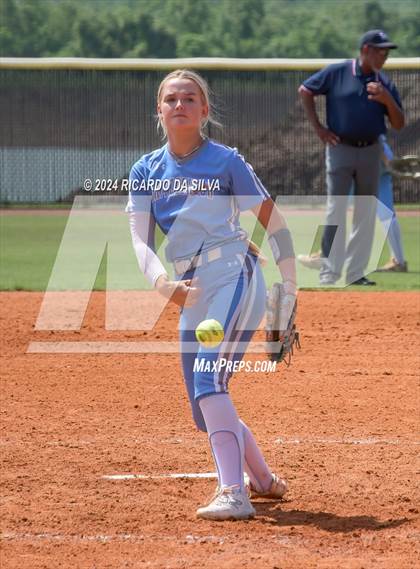 Thumbnail 3 in Katy vs Brazoswood (UIL 6A Softball Region 3 Semifinal) photogallery.