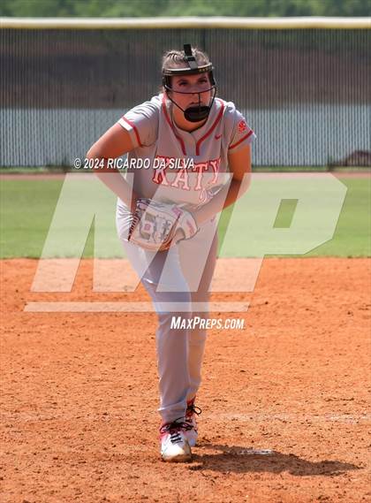 Thumbnail 1 in Katy vs Brazoswood (UIL 6A Softball Region 3 Semifinal) photogallery.