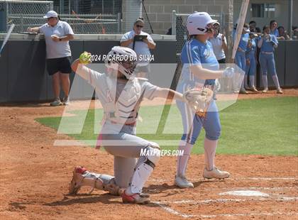 Thumbnail 3 in Katy vs Brazoswood (UIL 6A Softball Region 3 Semifinal) photogallery.