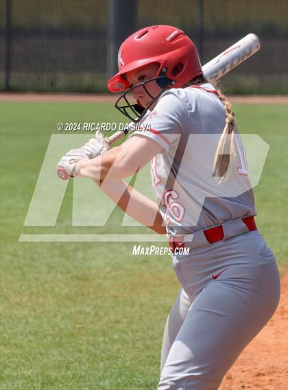 Thumbnail 1 in Katy vs Brazoswood (UIL 6A Softball Region 3 Semifinal) photogallery.