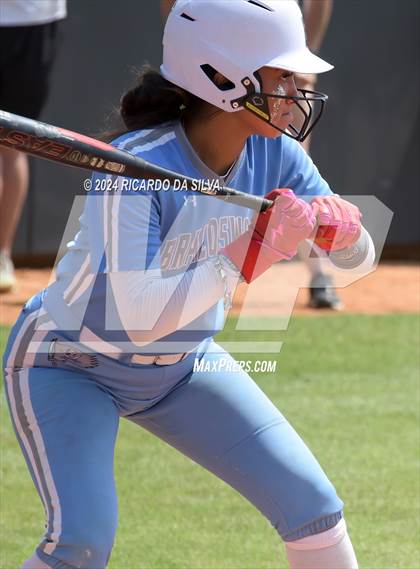 Thumbnail 1 in Katy vs Brazoswood (UIL 6A Softball Region 3 Semifinal) photogallery.