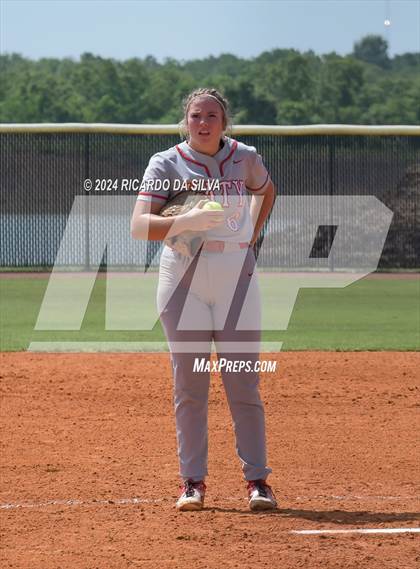 Thumbnail 2 in Katy vs Brazoswood (UIL 6A Softball Region 3 Semifinal) photogallery.