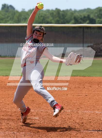Thumbnail 3 in Katy vs Brazoswood (UIL 6A Softball Region 3 Semifinal) photogallery.