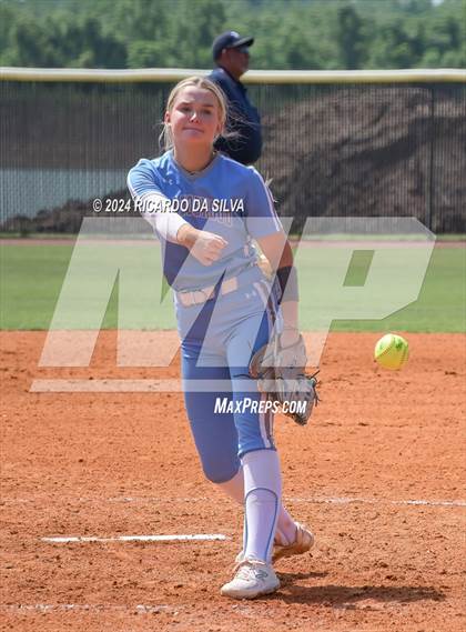 Thumbnail 2 in Katy vs Brazoswood (UIL 6A Softball Region 3 Semifinal) photogallery.