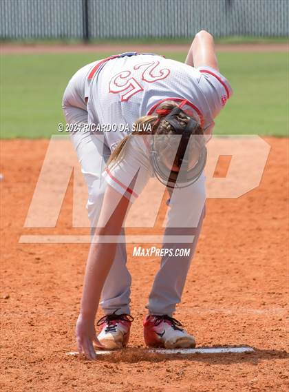 Thumbnail 2 in Katy vs Brazoswood (UIL 6A Softball Region 3 Semifinal) photogallery.