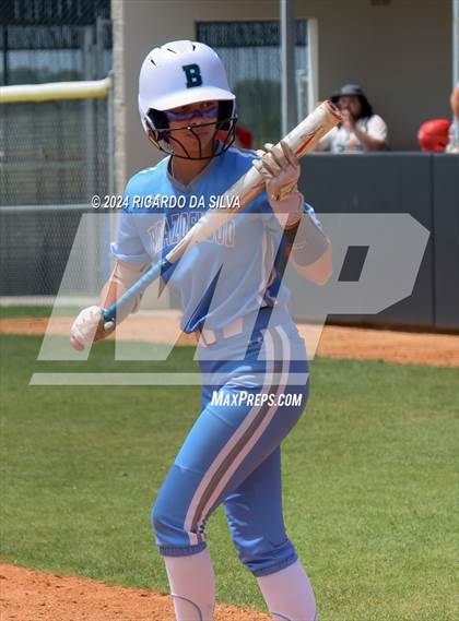 Thumbnail 2 in Katy vs Brazoswood (UIL 6A Softball Region 3 Semifinal) photogallery.
