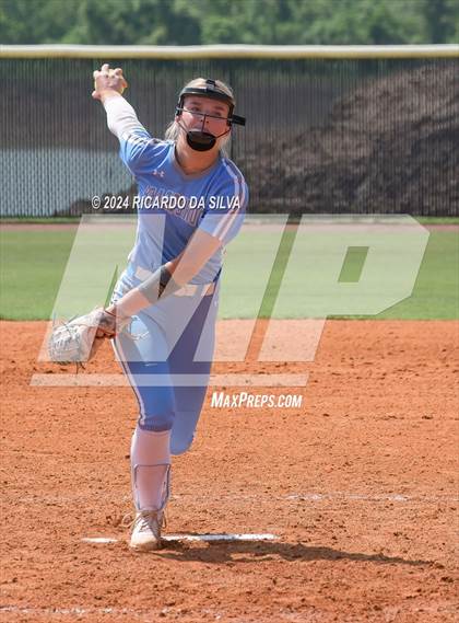 Thumbnail 1 in Katy vs Brazoswood (UIL 6A Softball Region 3 Semifinal) photogallery.