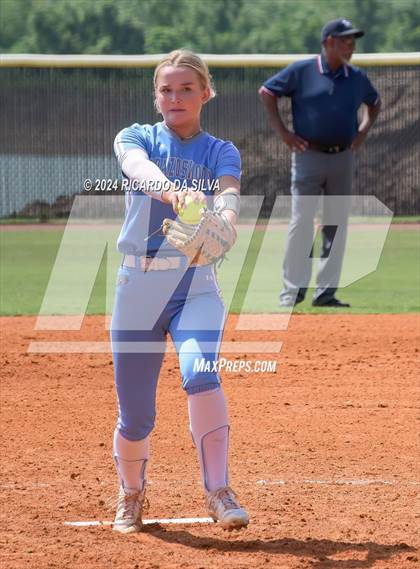 Thumbnail 3 in Katy vs Brazoswood (UIL 6A Softball Region 3 Semifinal) photogallery.