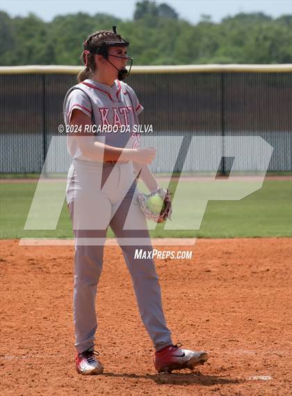 Thumbnail 2 in Katy vs Brazoswood (UIL 6A Softball Region 3 Semifinal) photogallery.