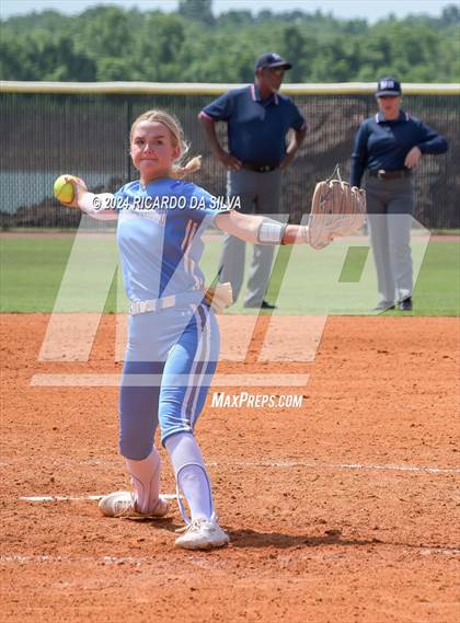 Thumbnail 1 in Katy vs Brazoswood (UIL 6A Softball Region 3 Semifinal) photogallery.