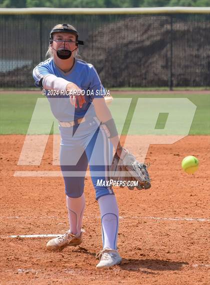 Thumbnail 1 in Katy vs Brazoswood (UIL 6A Softball Region 3 Semifinal) photogallery.