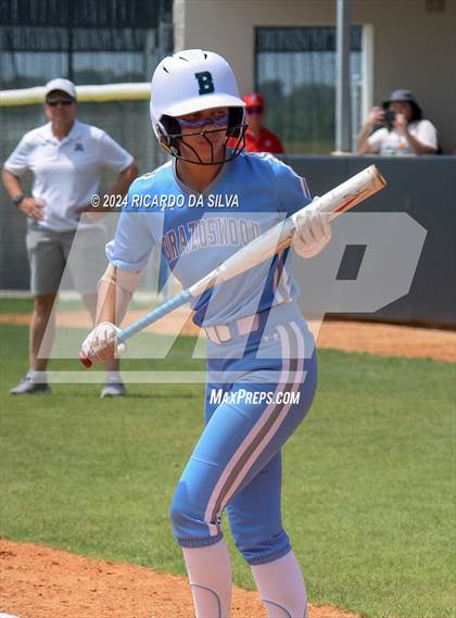 Thumbnail 2 in Katy vs Brazoswood (UIL 6A Softball Region 3 Semifinal) photogallery.