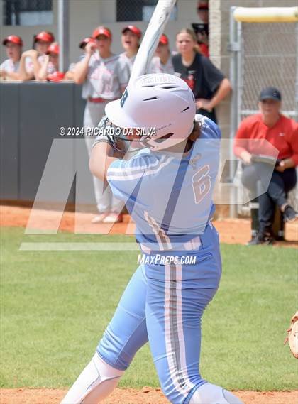Thumbnail 3 in Katy vs Brazoswood (UIL 6A Softball Region 3 Semifinal) photogallery.