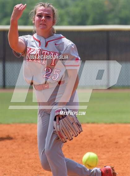 Thumbnail 1 in Katy vs Brazoswood (UIL 6A Softball Region 3 Semifinal) photogallery.