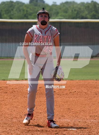 Thumbnail 1 in Katy vs Brazoswood (UIL 6A Softball Region 3 Semifinal) photogallery.
