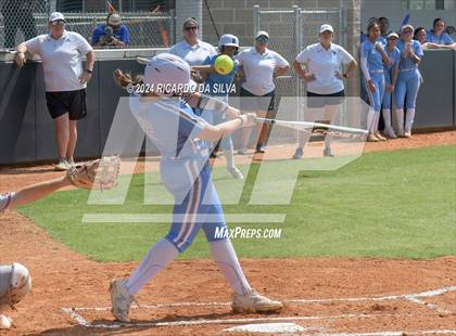 Thumbnail 2 in Katy vs Brazoswood (UIL 6A Softball Region 3 Semifinal) photogallery.