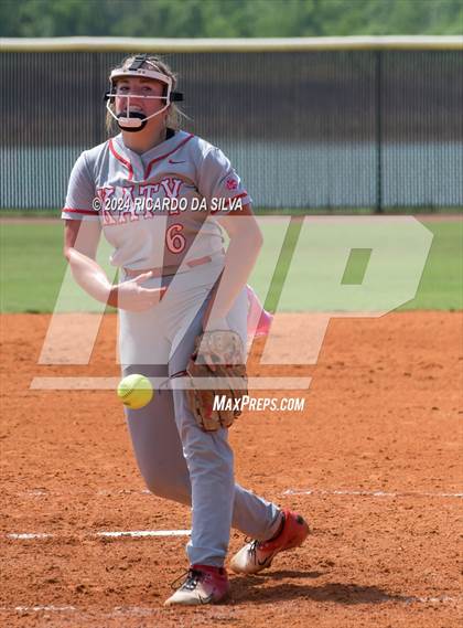Thumbnail 3 in Katy vs Brazoswood (UIL 6A Softball Region 3 Semifinal) photogallery.