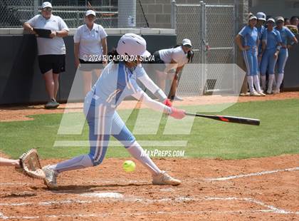 Thumbnail 3 in Katy vs Brazoswood (UIL 6A Softball Region 3 Semifinal) photogallery.