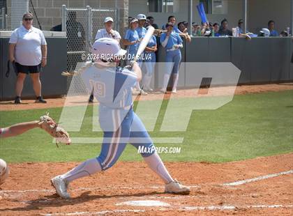 Thumbnail 3 in Katy vs Brazoswood (UIL 6A Softball Region 3 Semifinal) photogallery.
