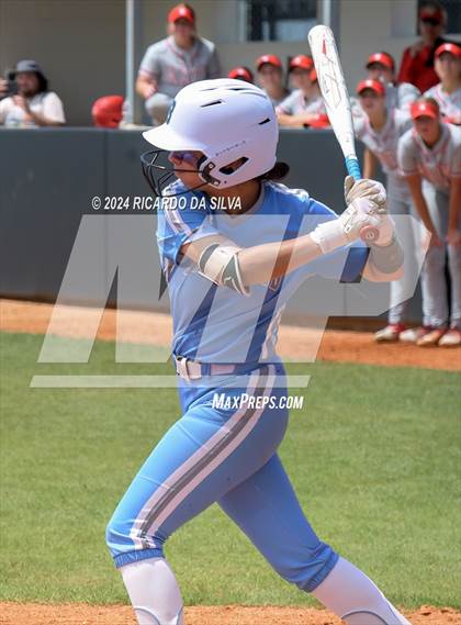 Thumbnail 3 in Katy vs Brazoswood (UIL 6A Softball Region 3 Semifinal) photogallery.