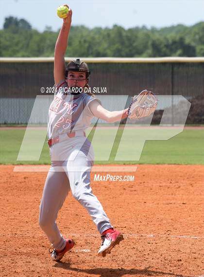 Thumbnail 1 in Katy vs Brazoswood (UIL 6A Softball Region 3 Semifinal) photogallery.