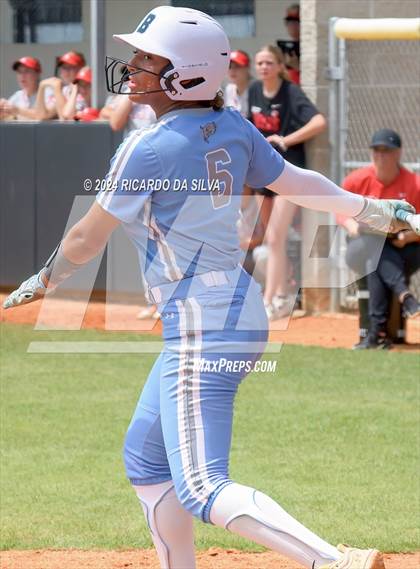 Thumbnail 2 in Katy vs Brazoswood (UIL 6A Softball Region 3 Semifinal) photogallery.