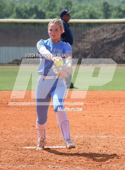 Thumbnail 3 in Katy vs Brazoswood (UIL 6A Softball Region 3 Semifinal) photogallery.