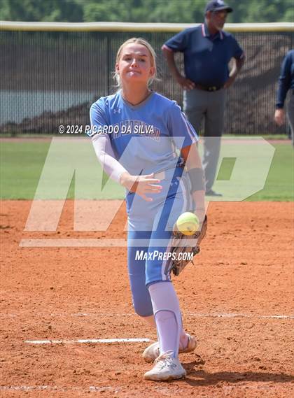 Thumbnail 2 in Katy vs Brazoswood (UIL 6A Softball Region 3 Semifinal) photogallery.