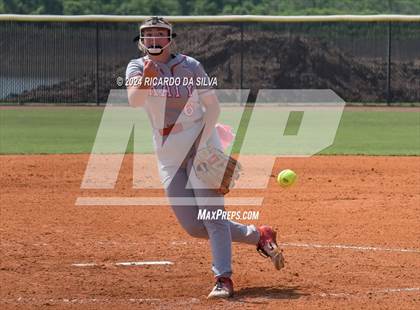 Thumbnail 2 in Katy vs Brazoswood (UIL 6A Softball Region 3 Semifinal) photogallery.