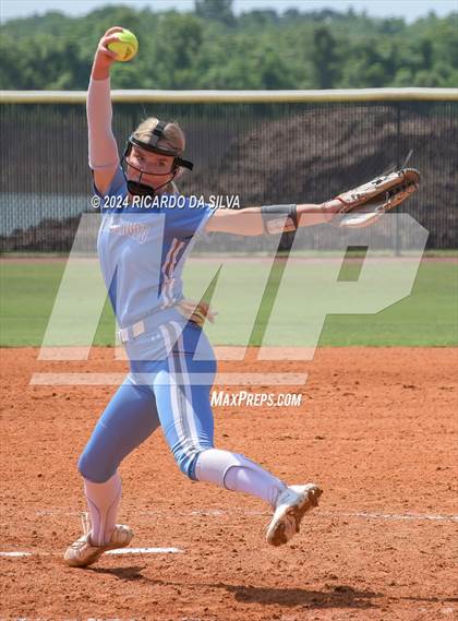 Thumbnail 3 in Katy vs Brazoswood (UIL 6A Softball Region 3 Semifinal) photogallery.