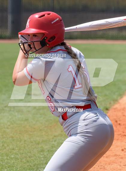 Thumbnail 1 in Katy vs Brazoswood (UIL 6A Softball Region 3 Semifinal) photogallery.