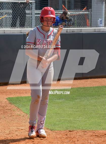 Thumbnail 3 in Katy vs Brazoswood (UIL 6A Softball Region 3 Semifinal) photogallery.
