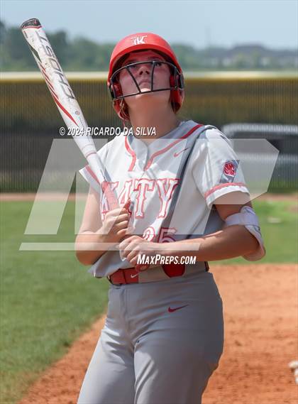 Thumbnail 1 in Katy vs Brazoswood (UIL 6A Softball Region 3 Semifinal) photogallery.