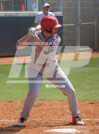 Thumbnail 1 in Katy vs Brazoswood (UIL 6A Softball Region 3 Semifinal) photogallery.